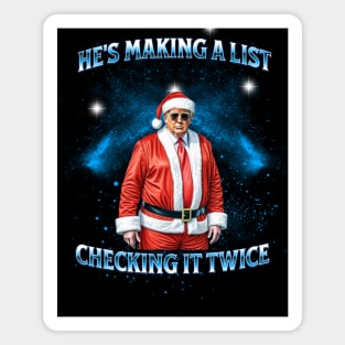 Donald Trump funny Christmas Magnet